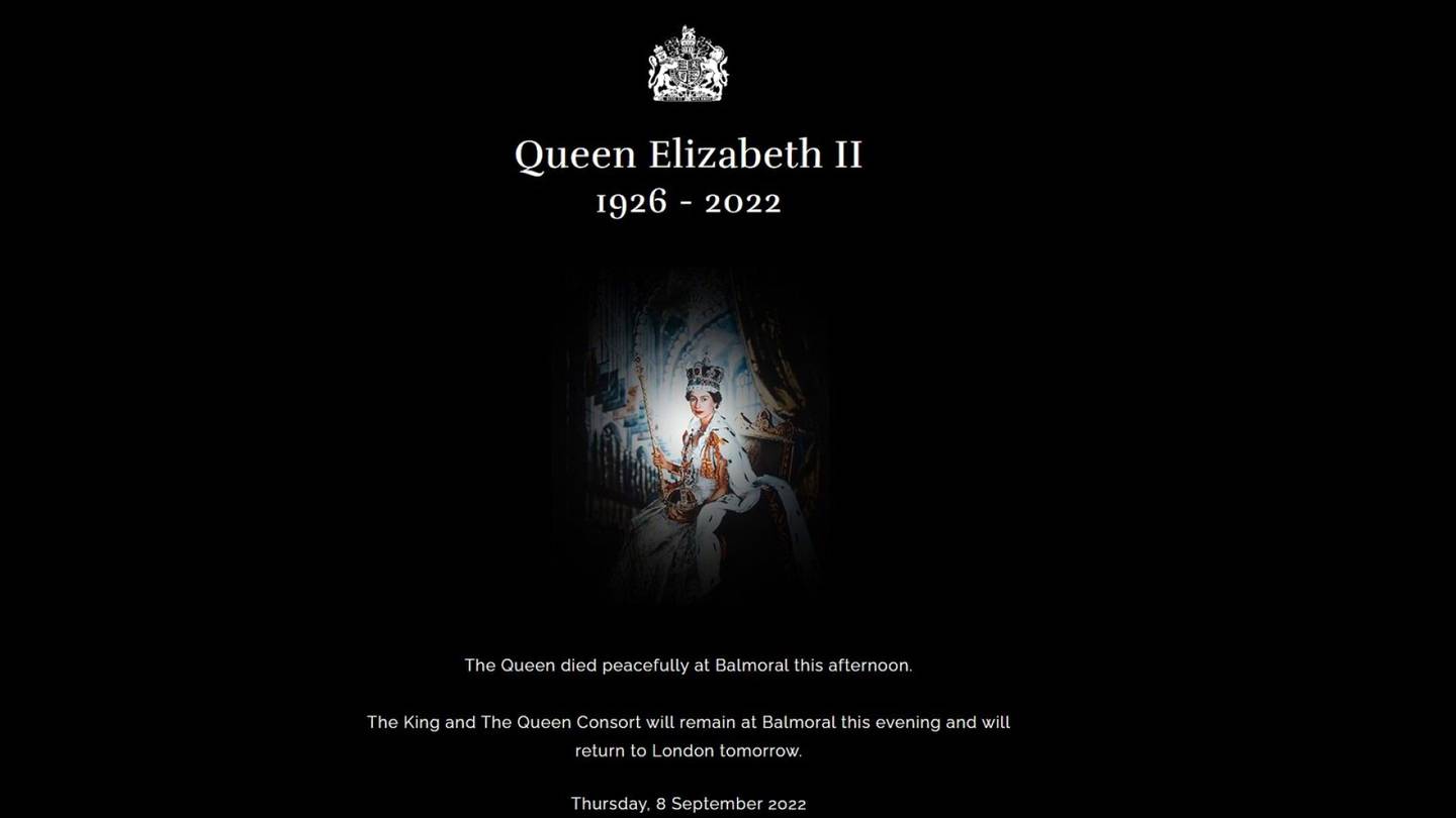 Britannia | Näin hovi ilmoitti kuningatar Elisabetin kuolemasta –  Kuningas Charles: ”Suremme syvästi arvostetun hallitsijan ja rakastetun äidin poismenoa”