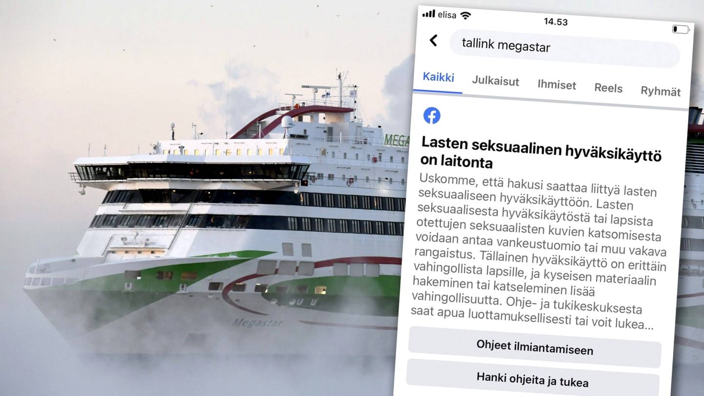 Some | Tallink Megastar luokiteltiin yllättäen lapsipornoksi sosiaalisessa mediassa – Tästä on kyse