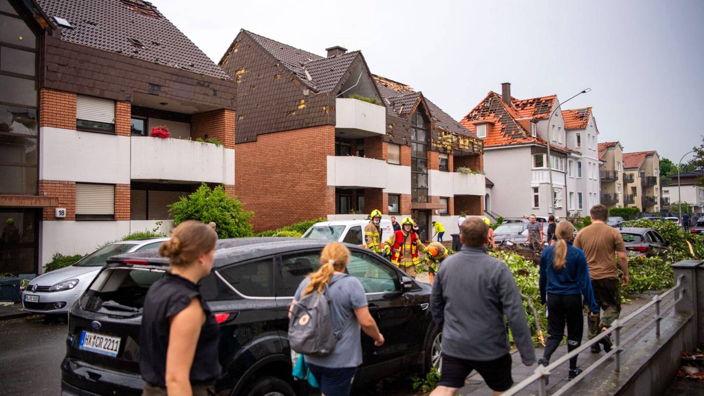 Myrskyt | Jopa 40 ihmistä loukkaantunut tornadossa läntisessä Saksassa, kymmenen vakavasti