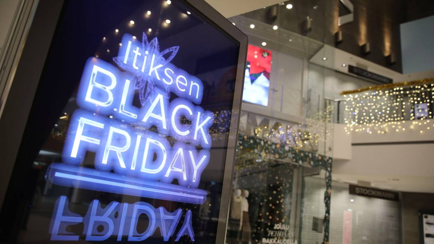 Kauppa | Black Fridayn myyntipiikki jäi viimevuotista pienemmäksi