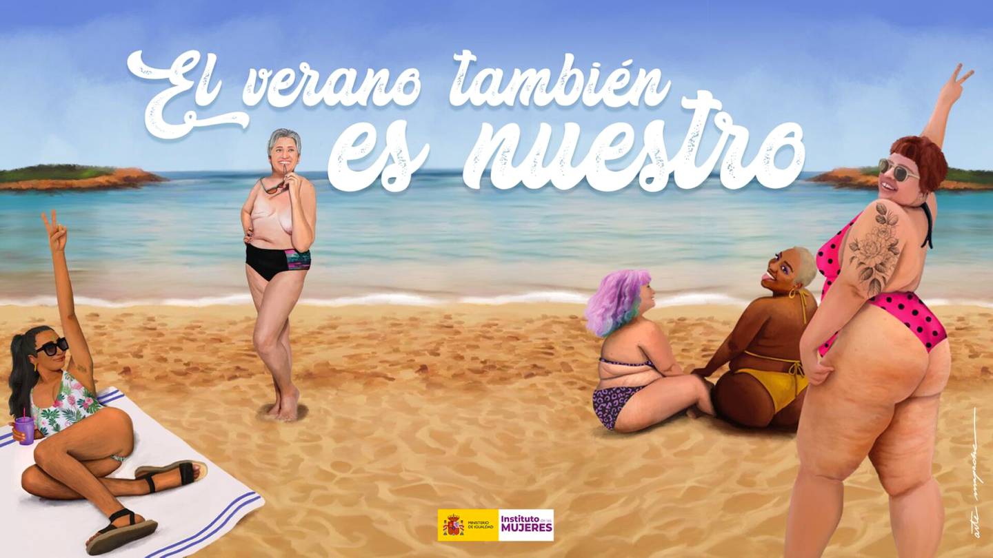 Tekijänoikeudet | BBC: Espanjan tasa-arvo­ministeriön ranta­kampanja käytti luvatta mallin kuvaa