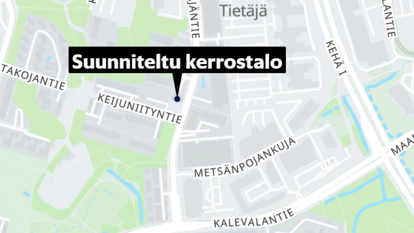 Espoo | Poliitikot taipuivat kaupunkilaisten vastustukseen: Tapiolaan suunniteltu suuri kerros­talo pienenee