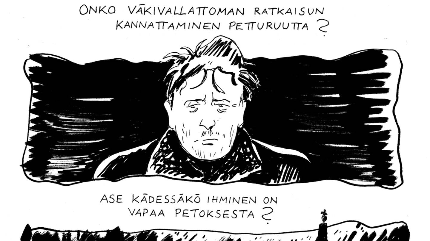 Kirja-arvio | Pasifisti Yrjö Kallinen pääsi sarjakuvahahmoksi
