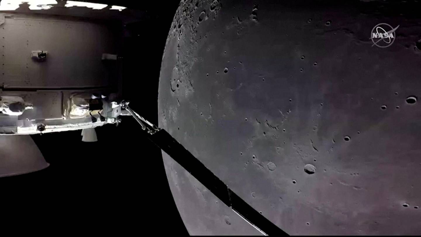 Video | Nasan uusi alus ohitti Kuun runsaan 100 kilometrin etäisyydeltä
