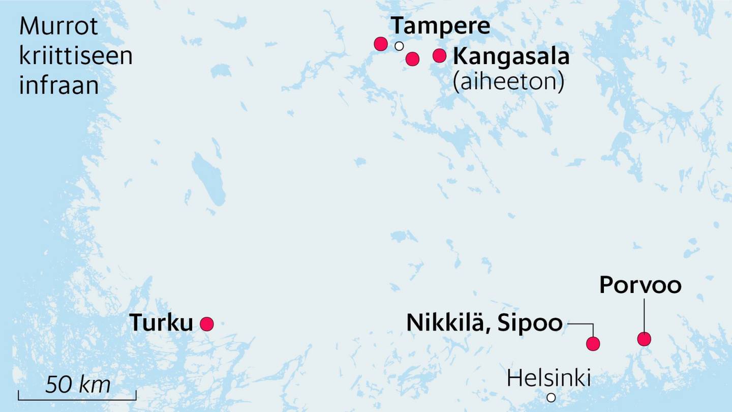 Turvallisuus | Kriittisen infran vesi­laitoksiin murtaudutaan nyt ympäri Suomea: kokosimme iskut kartalle