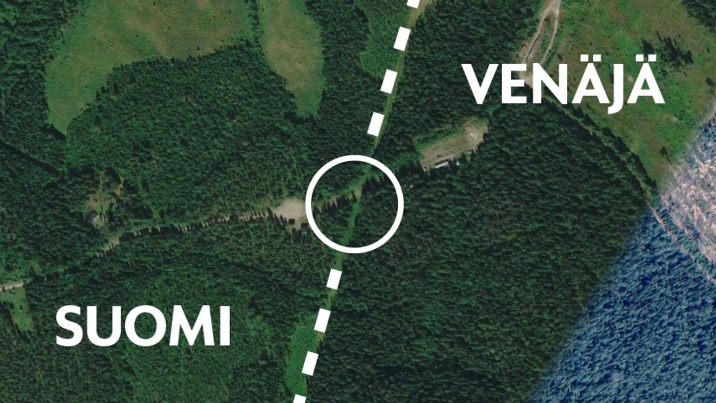 Itäraja | Satelliittikuvat näyttävät, kuinka pikku­tiet halkovat Suomen itä­rajaa – Tällainen on metsä­raja
