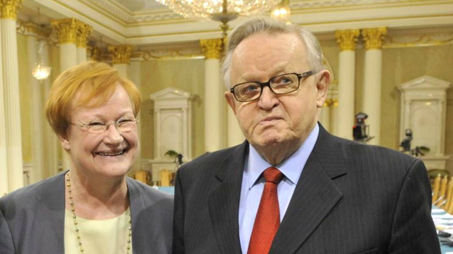 Martti Ahtisaari | Presidentti Halonen Ylelle: Martti Ahtisaari osasi olla rauhan­neuvotteluissa myös tiukka