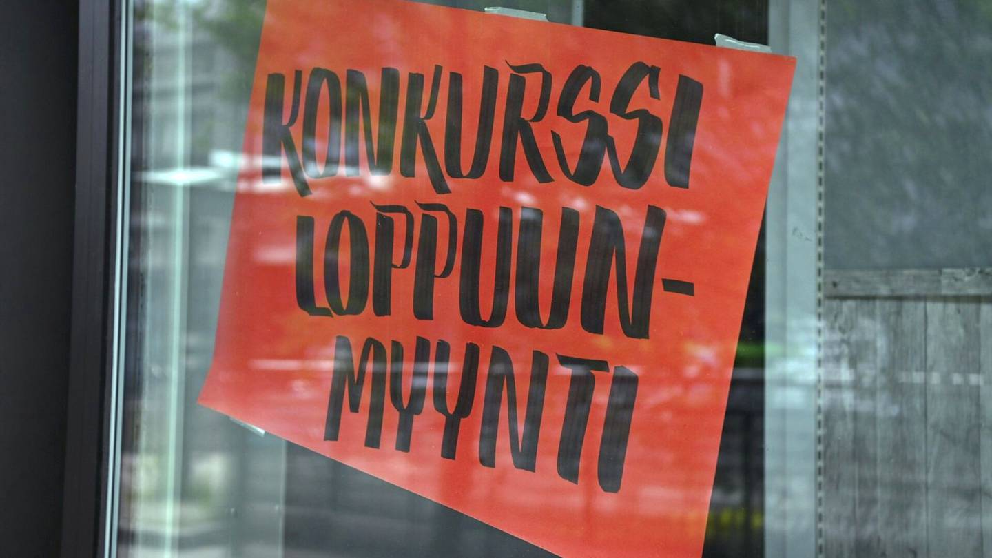 Konkurssit | Luottovakuuttajan ennustus: Konkurssien määrä kasvaa jyrkästi Suomessa