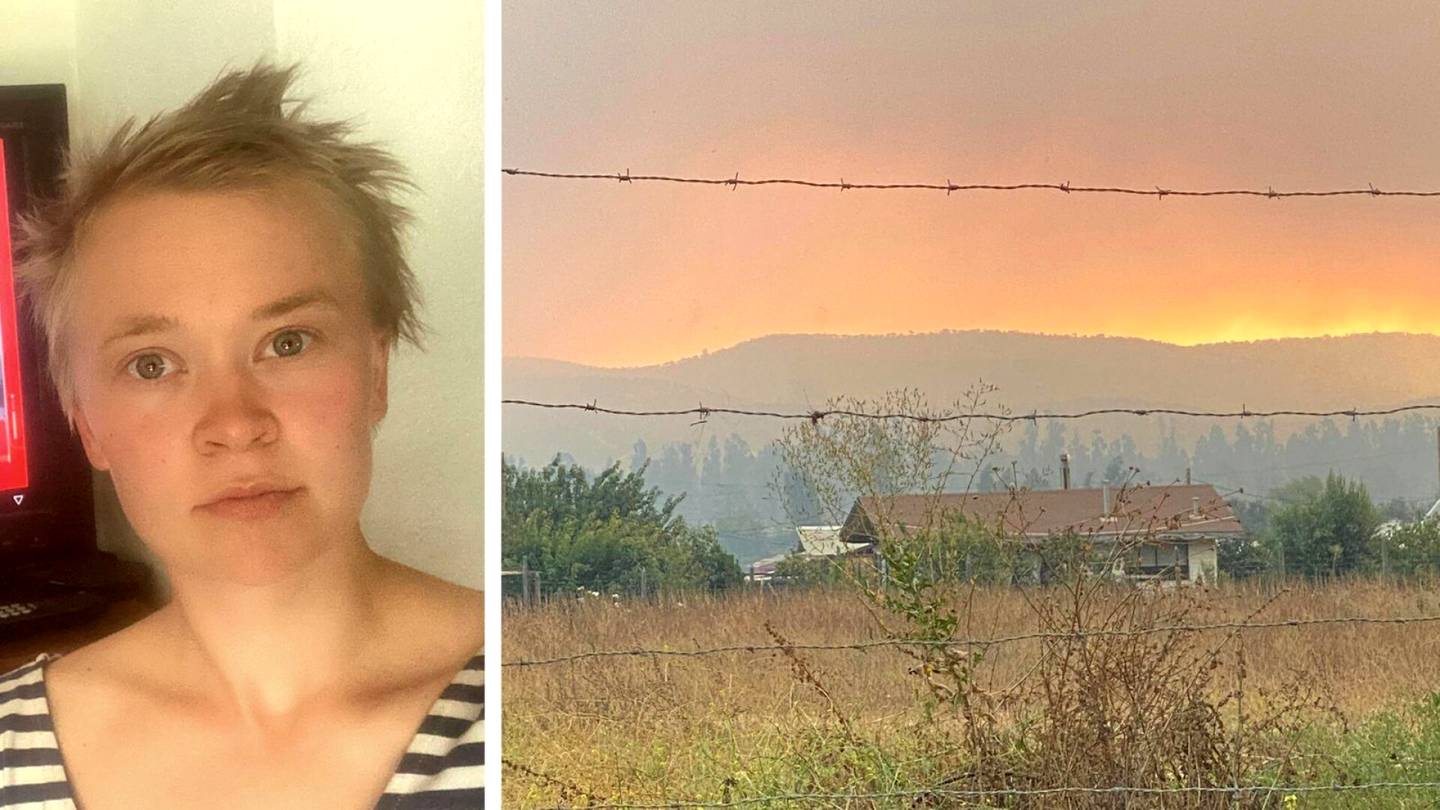 Chile | ”Aurinko hohti punaisena savun läpi”, kuvailee suomalainen Eeva Raja­kangas Chilen tuhoisia paloja