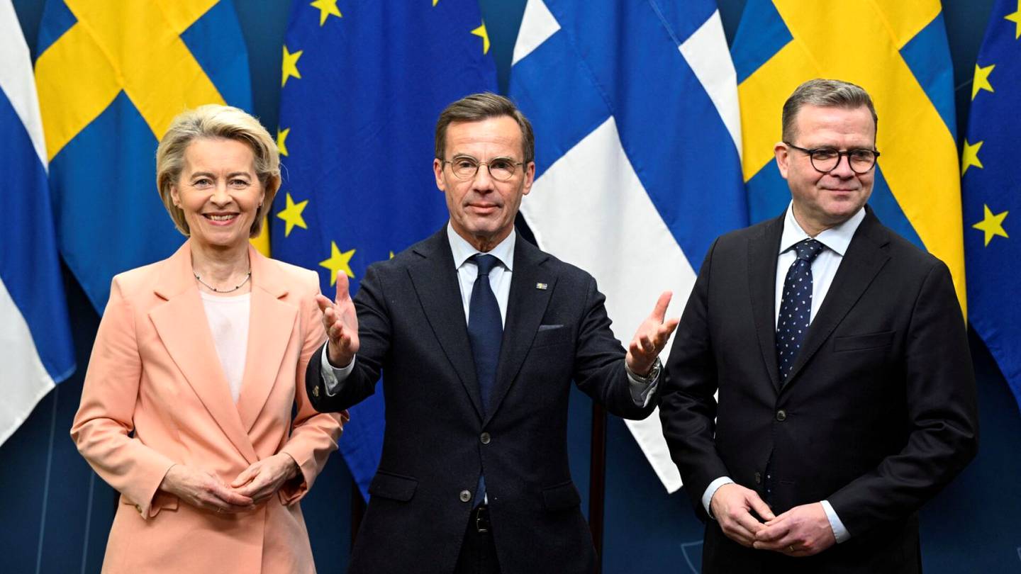 EU | Suomen ja Ruotsin pää­ministerit tavannut von der Leyen: Suomi reagoi päättäväisesti Venäjän hybridi­uhkaan