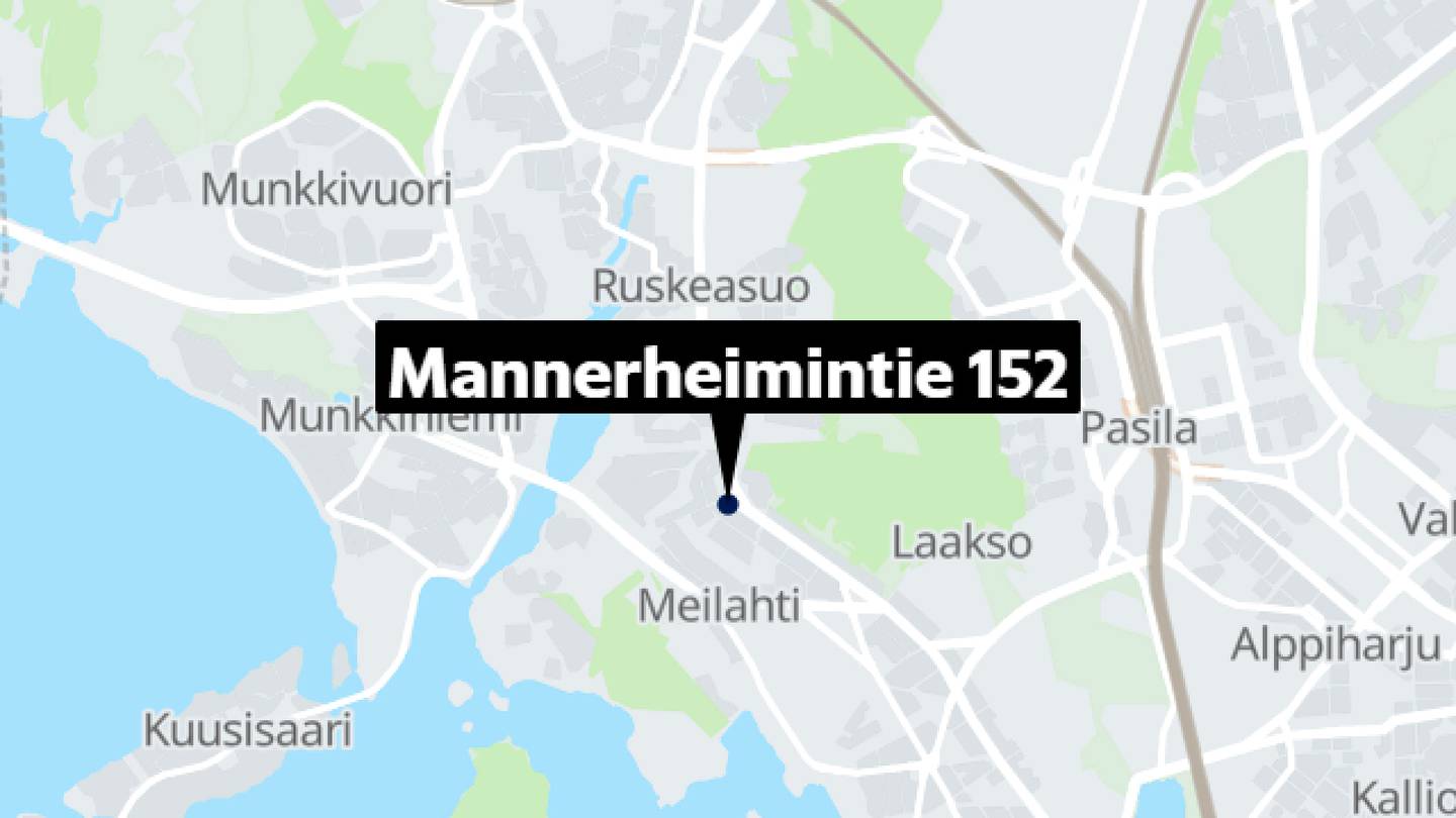 Rikosepäilyt | Yhtä ihmistä puukotettiin kadulla Helsingin Meilahdessa