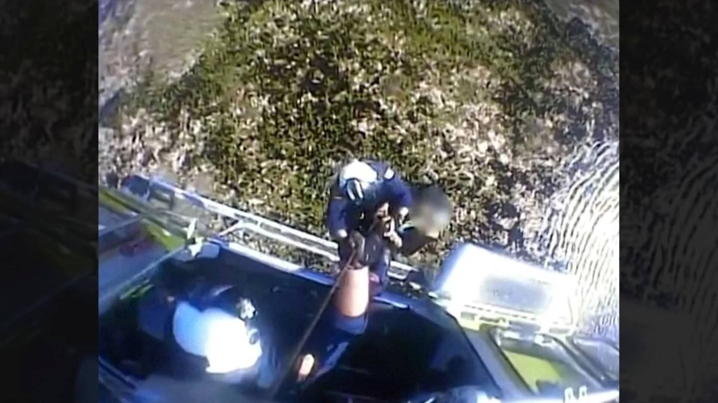 Video | Alligaattoreita kartellut lentäjä pelastettiin heli­kopterilla suo­alueella Floridassa
