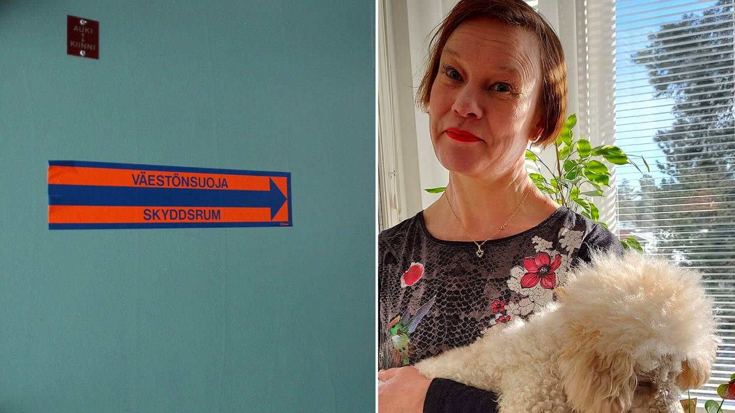 HS Helsinki | Elina Sahlbom on valmis menemään syli­koiransa kanssa piiloon vanhaan juoksu­hautaan – Eläinrakkaat säikähtivät väestön­suojien portti­kieltoa lemmikeille