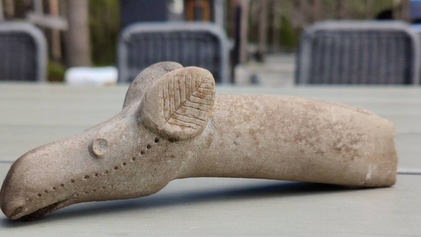 Arkeologia | Raimo Virpi löysi vahingossa pihaltaan harvinaisen muinaismuiston – ”Koetin katsella, missä lukee made in China”