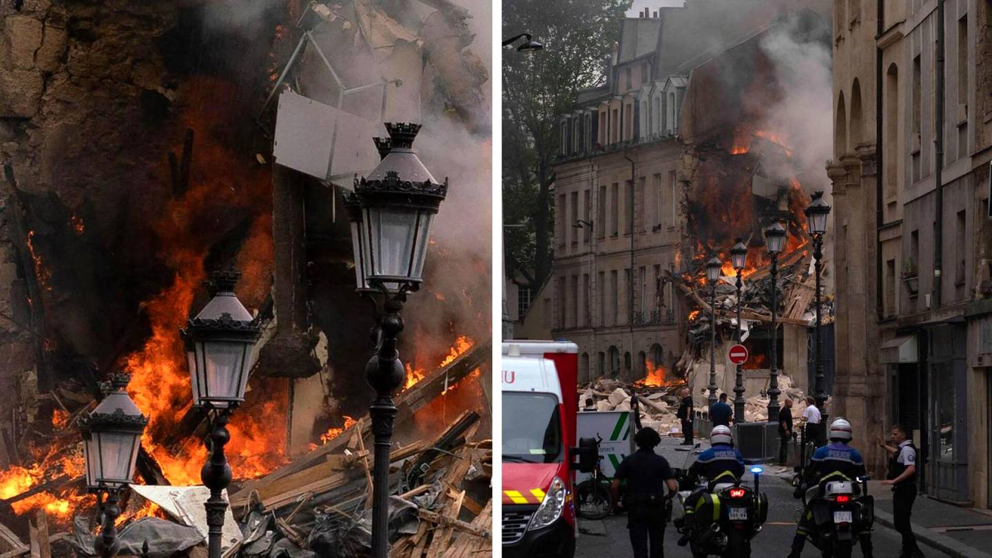 Suora lähetys | Pariisin keskustassa kaasu­räjähdys: Rakennuksen julki­sivu romahti, ainakin 16 loukkaantunut