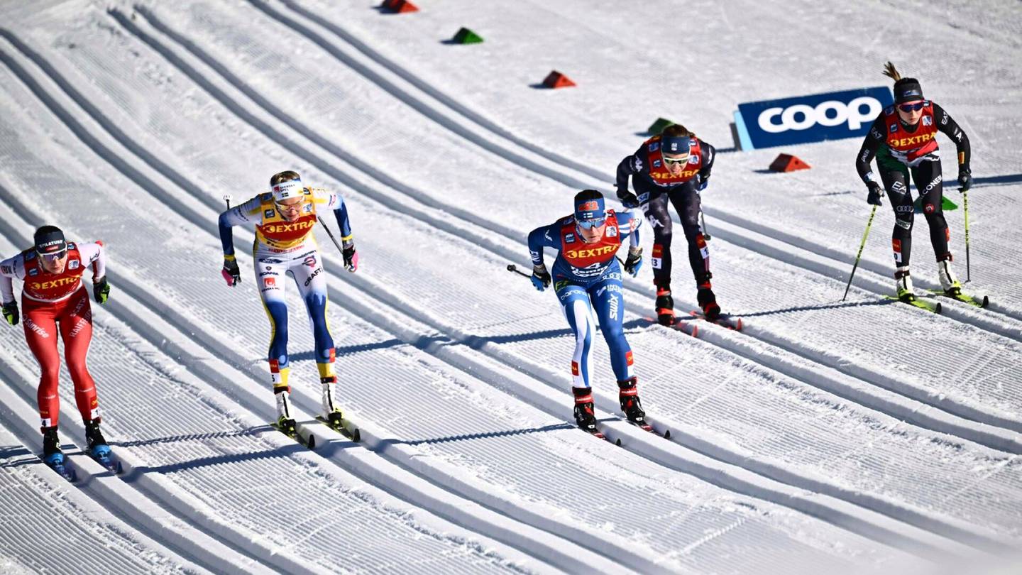 Hiihto | Krista Pärmäkoski sivakoi sprintin viidenneksi Tour de Skillä