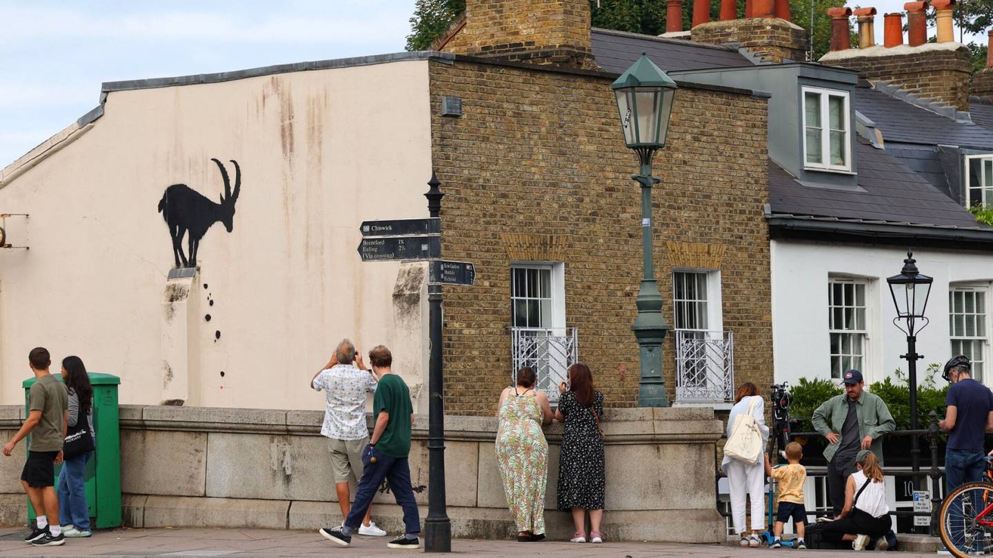Taide | Lontoolaisen talon seinään ilmestyi Banksyn uusi taideteos