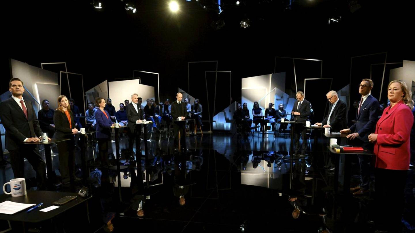 Presidentinvaalit | Ehdokkaat kokoontuvat ensimmäisen kierroksen viimeiseen tv-tenttiin Ylelle