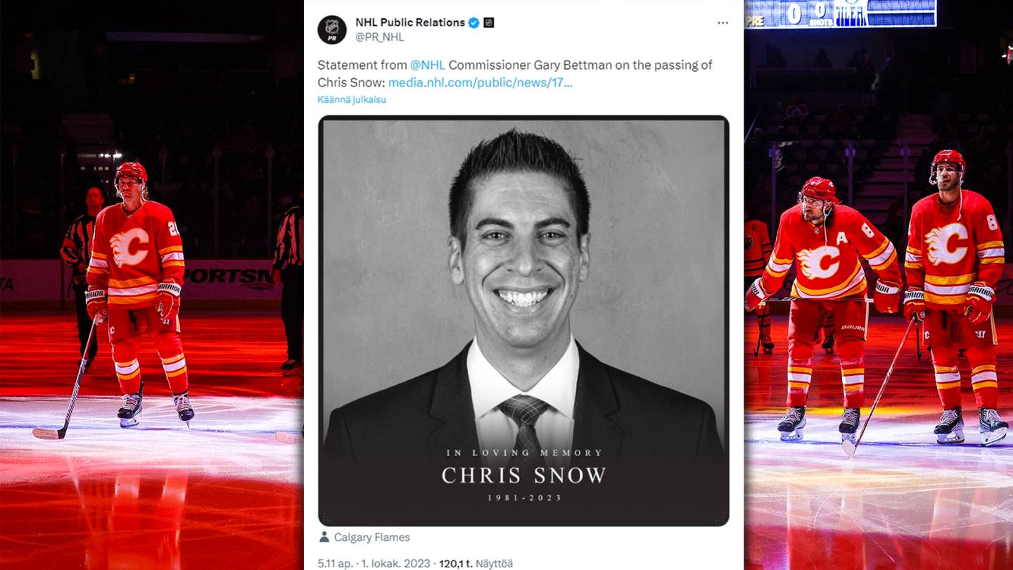 Jääkiekko | NHL-pomo Chris Snow, 42, on kuollut