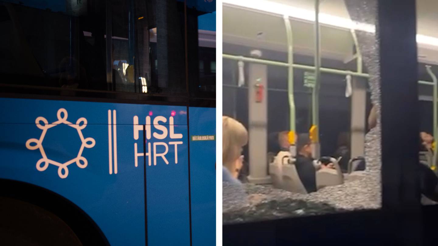 Bussit | Bussin ikkuna hajosi keskellä Länsiväylää – ”Yhtäkkiä kuului hirveä pamaus”