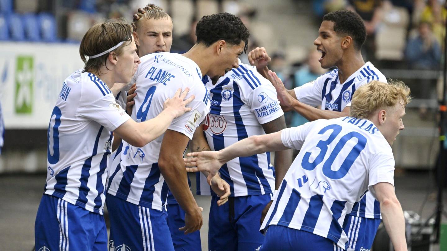 Jalkapallo | HJK porskuttaa sarjakärjessä – topparit rakentelivat voittomaalin Ahvenanmaalla