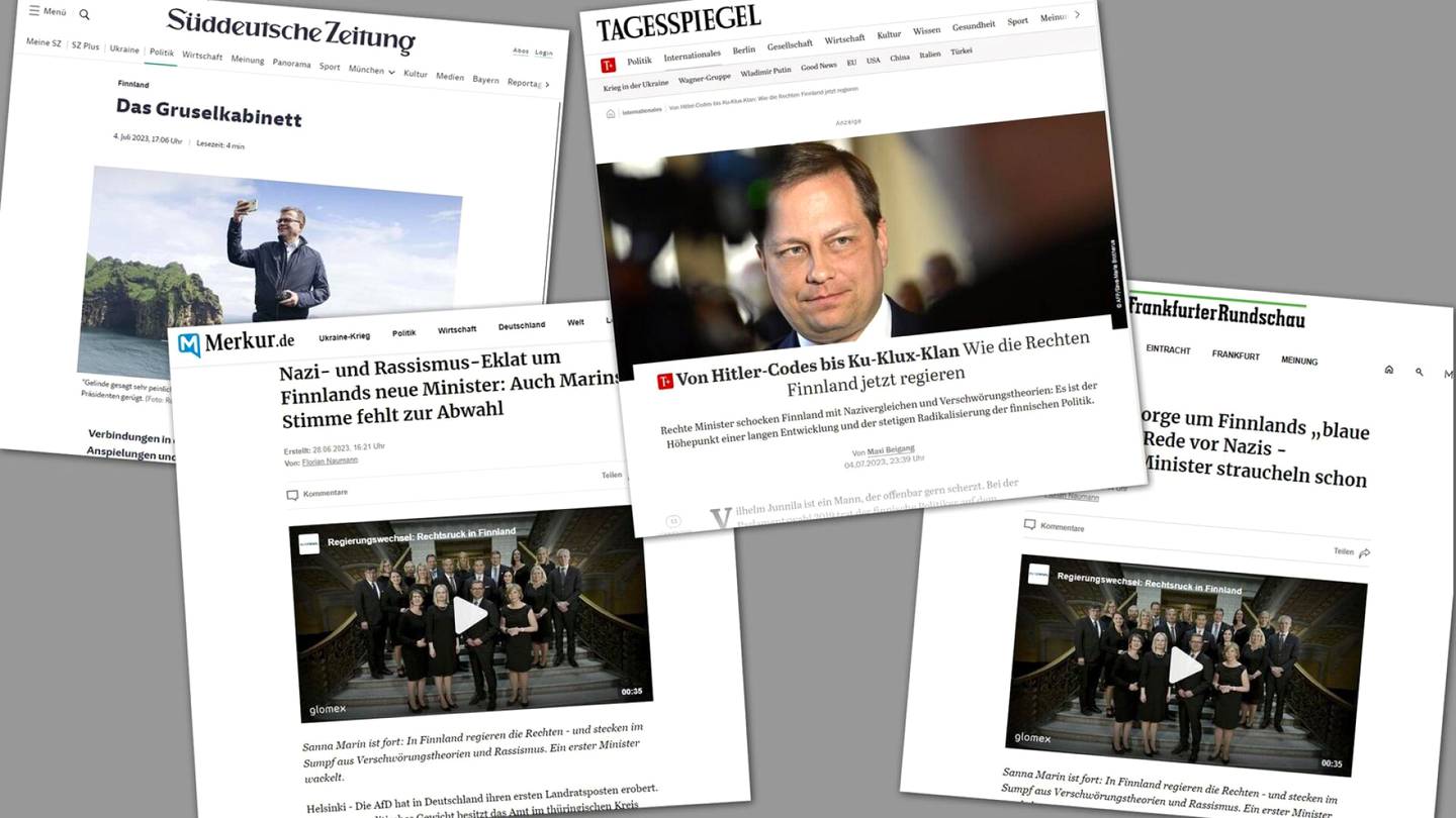 Maakuva | Suomen hallitus saa Saksassa epä­edullista julkisuutta: ”Kauhukabinetti”