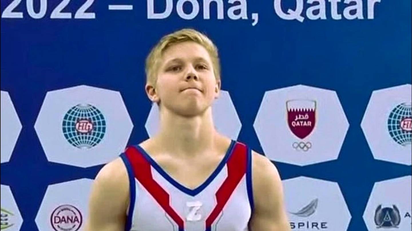 Voimistelu | Z-symboli rinnassaan esiintynyt venäläinen voimistelija palasi kilpailuihin