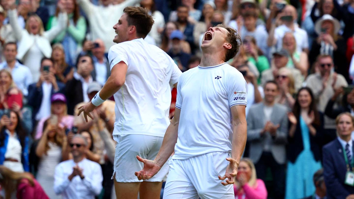Tennis | Wimbledonin voittaneen Harri Heliövaaran tuuletusta hämmästellään