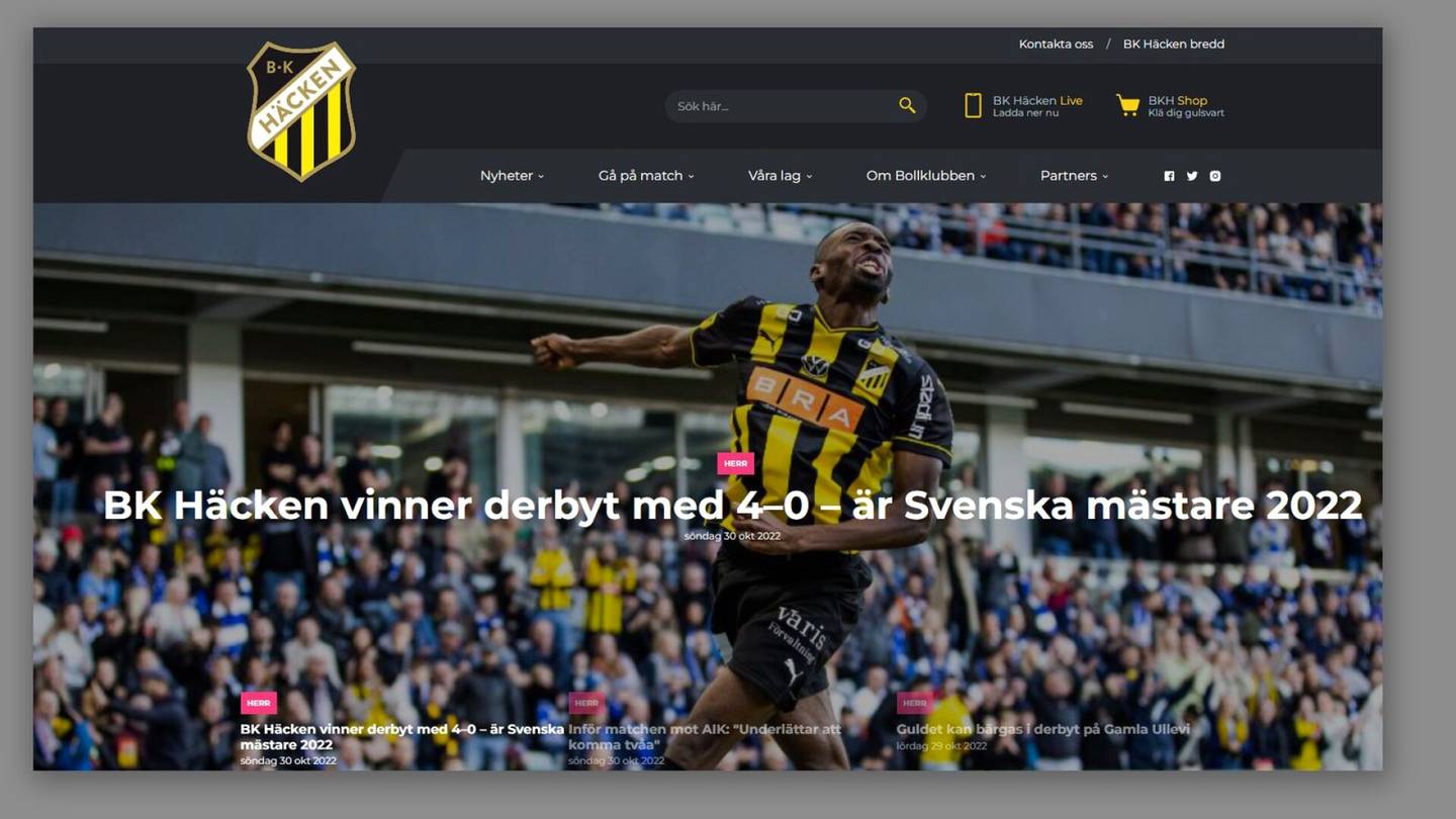 Jalkapallo | Häcken voitti ensimmäisen Ruotsin mestaruutensa jalkapallossa