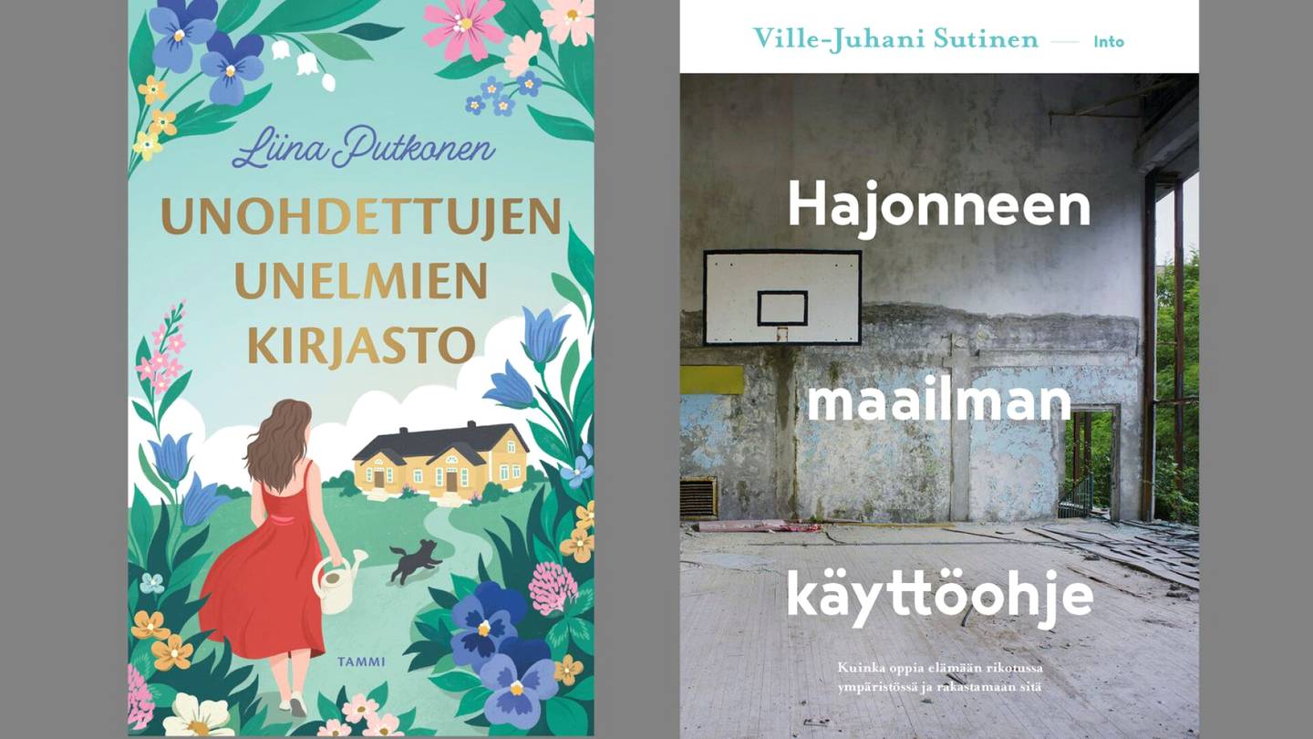 Kirjat | Viikon varatuimmat kirjat: Liina Putkosen viihdyttävä romaani ja Ville-Juhani Sutisen selviytymisesseet