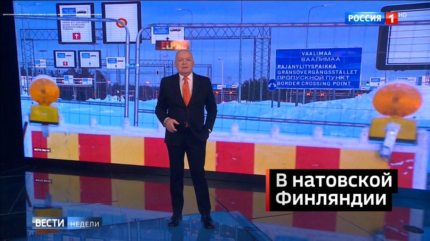 Informaatiosota | Venäjän suosituin ajankohtais­ohjelma tarjosi tv-katsojille propaganda­iskun viha­mielisestä Suomesta