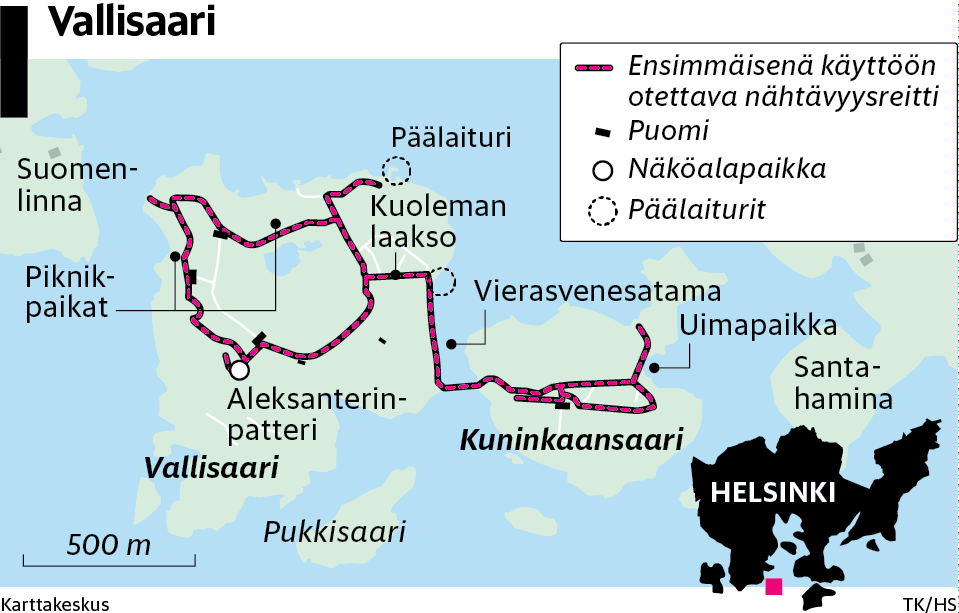 Henkeäsalpaavan kaunis Vallisaari haastaa nyt Suomenlinnan – uusi  turistikohde aukeaa tänään - Kaupunki 