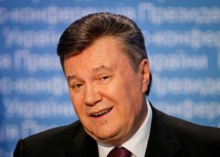 Ukrainan presidenttinä toiminut Venäjä-myönteinen Viktor Janukovitš vuonna 2013.