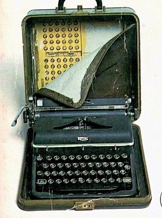 The CIA hid such electronics under the lining of Philip Agee's loan typewriter.