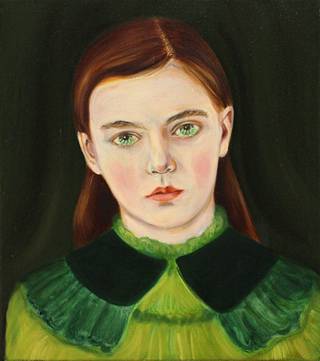 Camilla Mihkelsoo: Green Dress. 