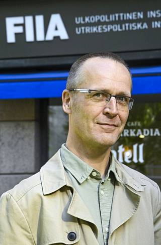 Senior Research Fellow at the Foreign Policy Institute Jussi Lassila.