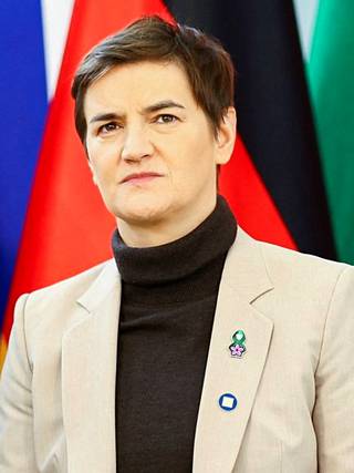 Serbian Prime Minister Ana Brnabić 