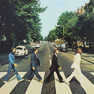The Beatlesin Abbey Road -albumin kansi­.