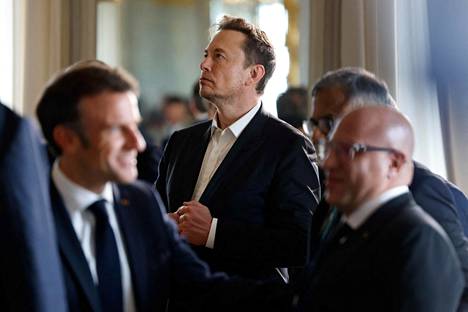 Miljardööri Elon Musk vieraili Versailles’ssa Ranskan järjestämässä Valitse Ranska -tapahtumassa 15. toukokuuta.