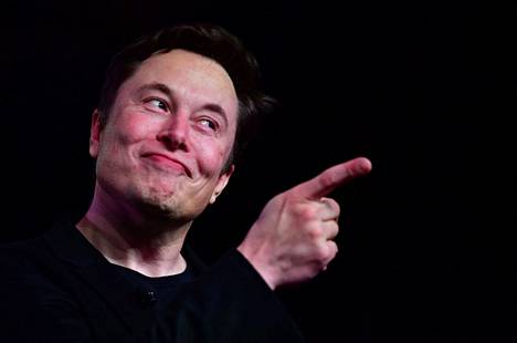 Tesla-miljardööri Elon Muskin varallisuuden arvioidaan olevan 164 miljardia dollaria