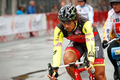 Filippo Pozzato pyöräilykisassa Belgiassa 2016.