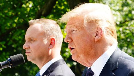Puolan presidentti Andrzej Duda ja Yhdysvaltain presidentti Donald Trump tapasivat myöhään keskiviikkoiltana Suomen aikaa.