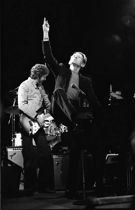  Jerry Lee Lewis lavalla Memphisissä vuonna 1982.