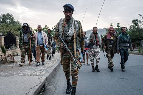 Tigrayn kansanvapautusrintaman (Tigray People’s Liberation Front, TPLF) sotilaat valtasivat Tigrayn alueen pääkaupungin Mekelen kesäkuussa. TPLF:ää syytetään syyskuun alussa tehdyistä siviileihin kohdistuneista surmista Amharan osavaltiossa.