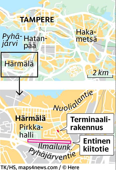 Onko tässä Malmin kentän kohtalo? Tampereen Härmälässä kiitotielle nousi  rivitaloja - Kotimaa 