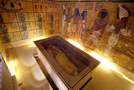 Faarao Tutankhamonin hautakammio Luxorissa Egyptissä.
