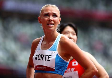 Annimari Korte karsiutui alkuerissä Tokion olympialaisissa.