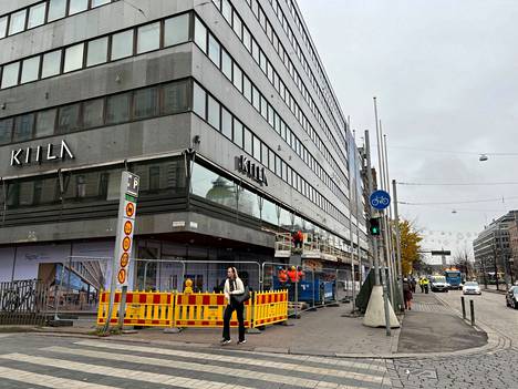 The demolished Aktia house designed by Kurt Simberg is on the corner of Mannerheimintie and Kalevankatu.