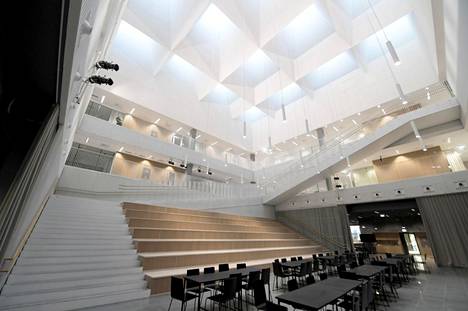 Helsinkiläinen Jätkäsaaren koulu oli tänä vuonna ehdolla arkkitehtuurin Finlandia -palkinnon saajaksi.
