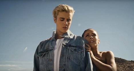 Kuva Justin Bieberin uusimman Purpose-albumin nimikappaleen musiikkivideosta. Biisi sai Bieber-faneilta äänestyksessä toiseksi eniten ääniä.